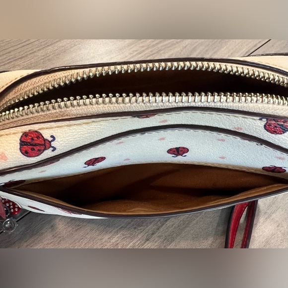 Coach Ladybug Print Mini Camera Bag EUC - Picture 8 of 10
